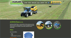 Desktop Screenshot of agrima.cz
